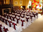 Burgundy Taffeta Sash